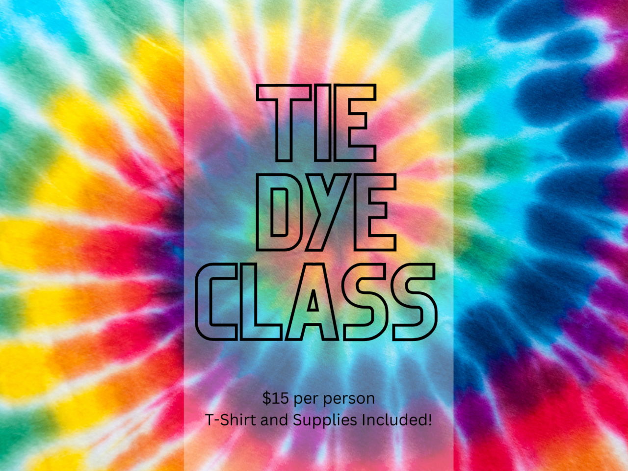 Tie Dye Class
